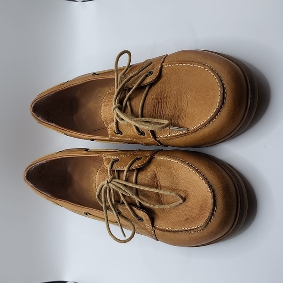 Crown Vintage Shoes Crown Vintage Tan Leather Size 75 Boat